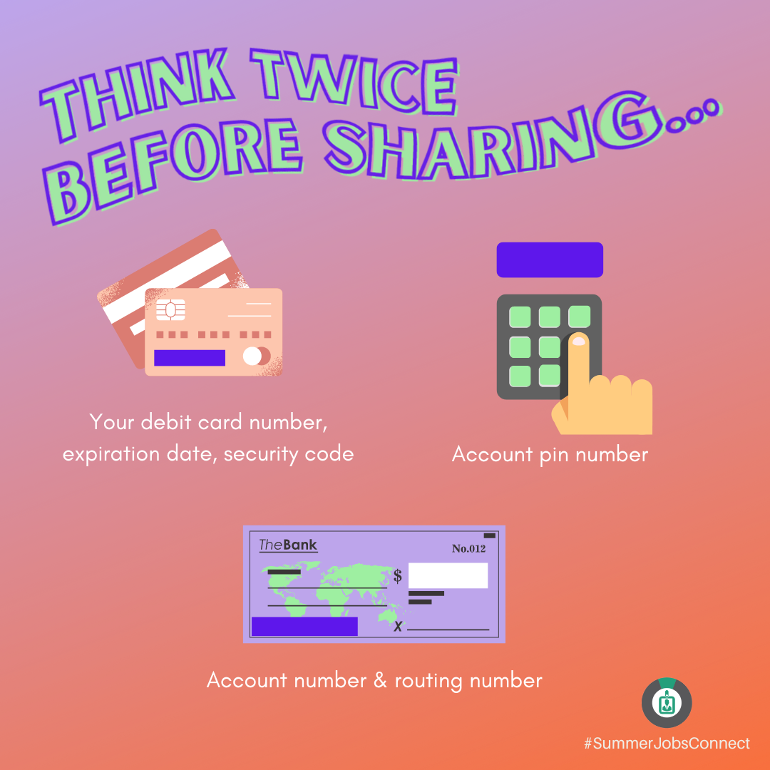 Think Twice Before Sharing safe banking Instagram post