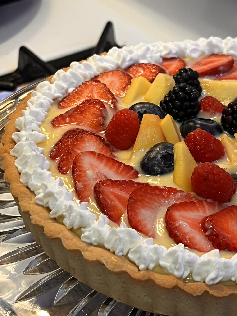 A fruit tart I baked