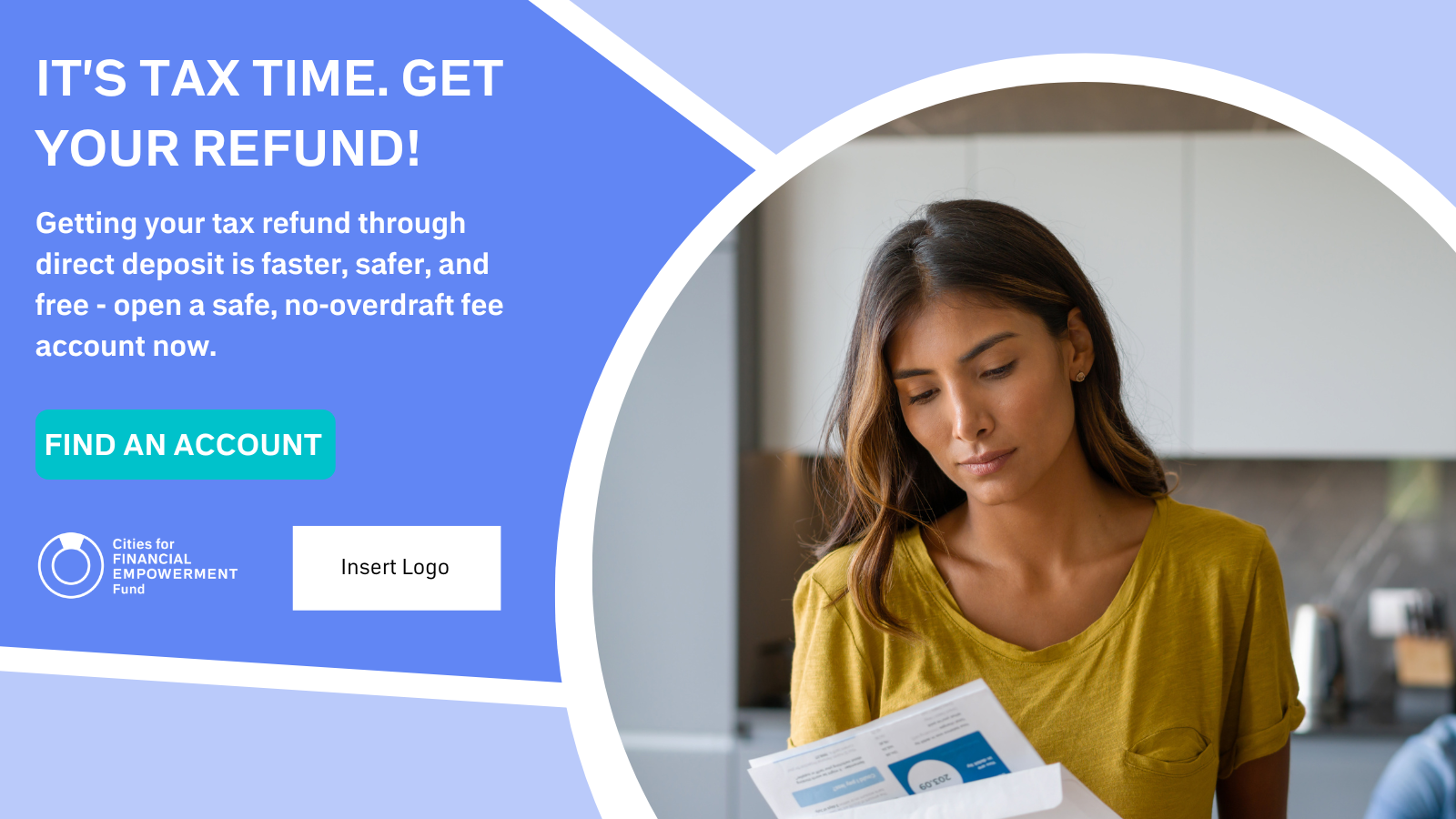 Tax Time customizable ad template